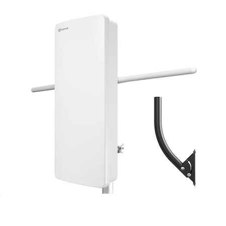 Antop Antenna ANTOP Antenna AT-800SBSJ Smart Boost System Amplified Big Boy Indoor & Outdoor TV Antenna Plus J-pole; White AT-800SBSJ